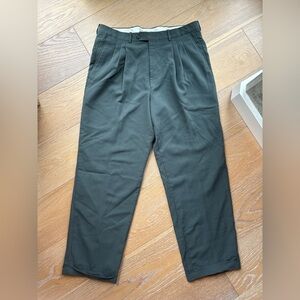 YSL Men's Classic Gray high waisted Trousers